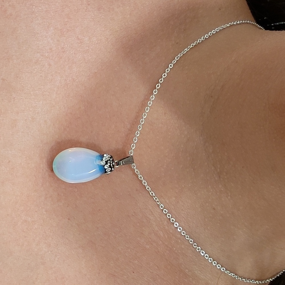 Beautiful transparent necklace